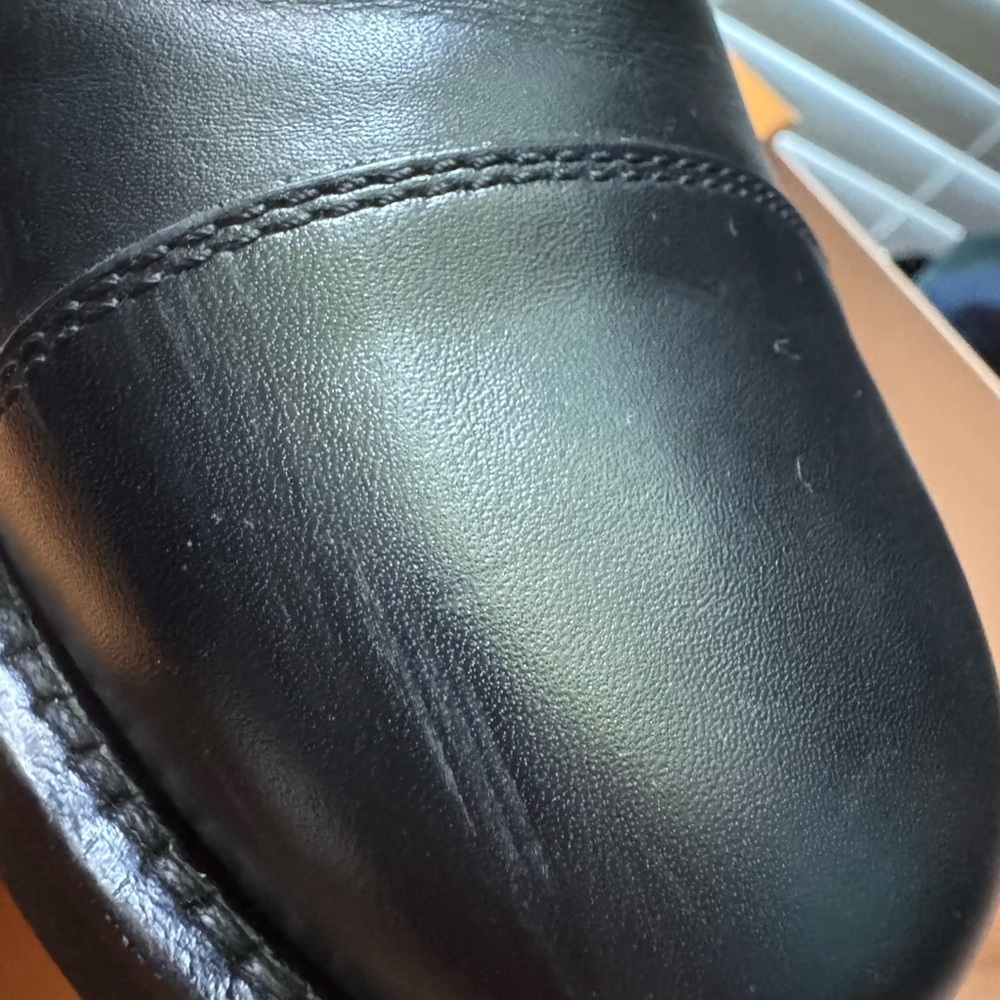 Authentic Louis Vuitton Black Leather Combat Boots women’s Sz 6 - Picture 9 of 14